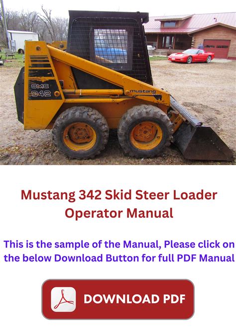 mustang 342 skid steer lift capacity|342 skid steer loader specs.